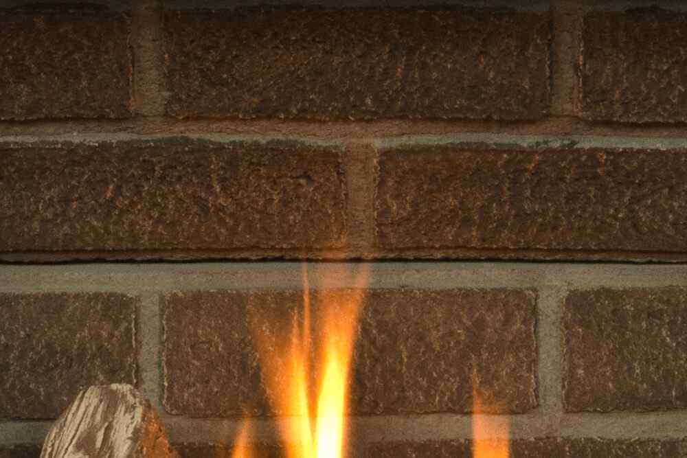 Portrait Gas Insert Red Brick Liner